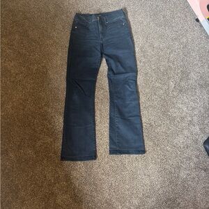 Dark wash mid rise Express jeans